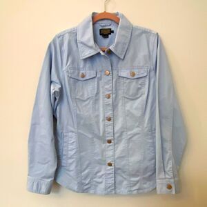 Pendleton Blue Utility Jacket Women Size L